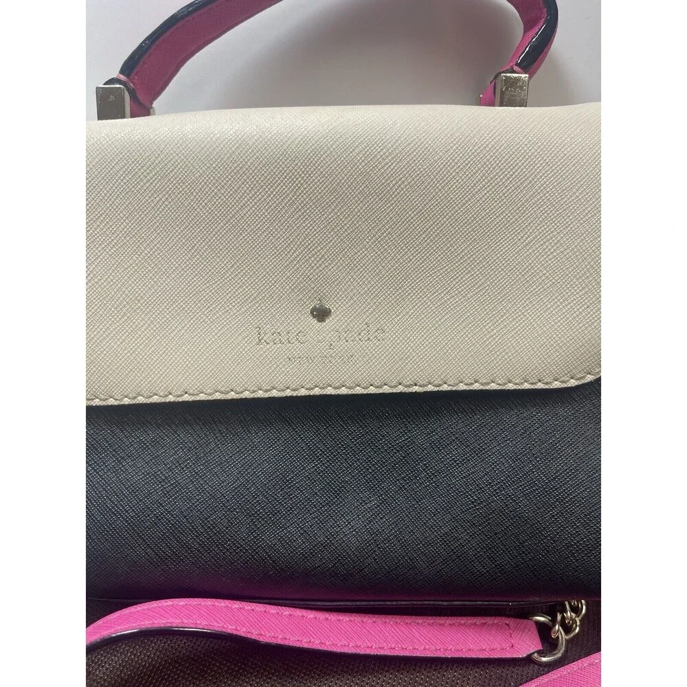 Kate Spade Cedar Street Mini Nora Pink/Cream/Black Bag